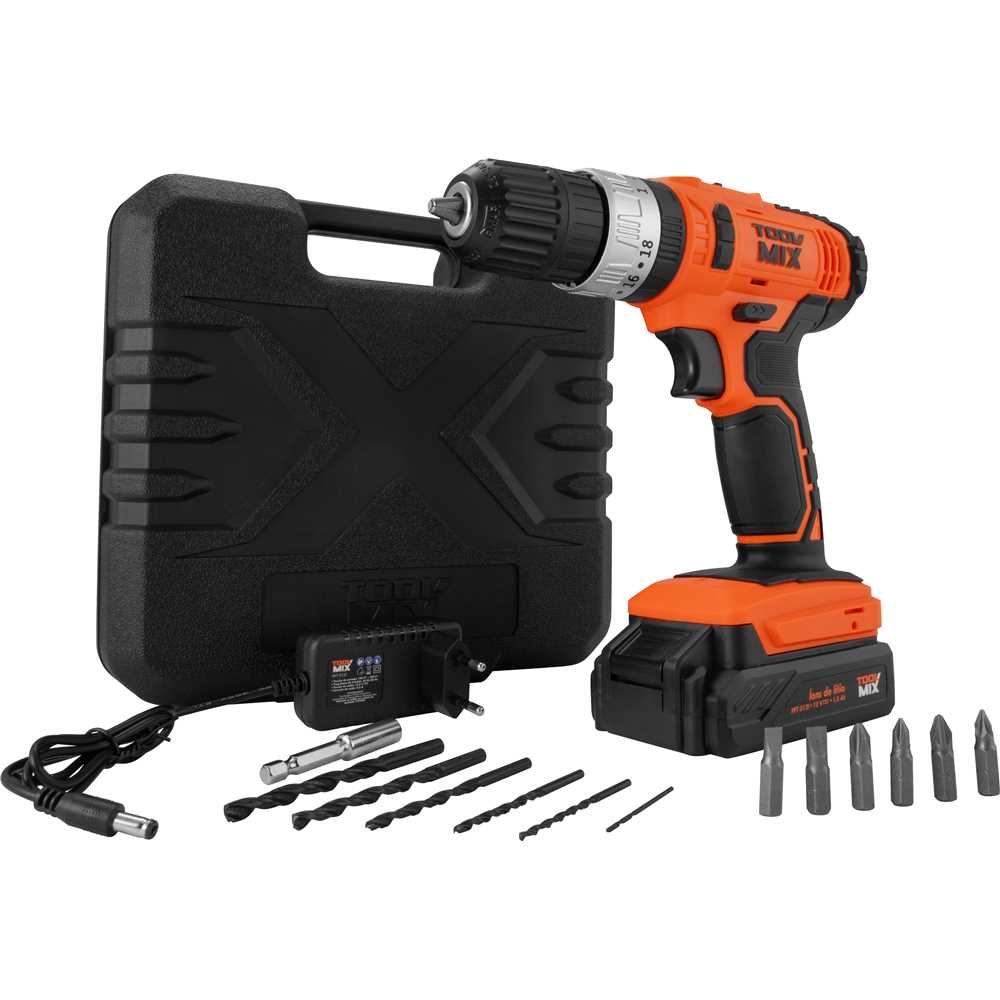 Parafusadeira/furadeira de impacto a bateria 12 V PFT 012I TOOLMIX
