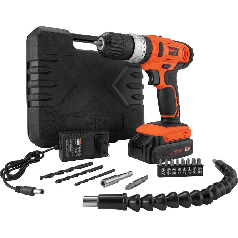 Parafusadeira/furadeira de impacto a bateria 20 V PFT 020I TOOLMIX