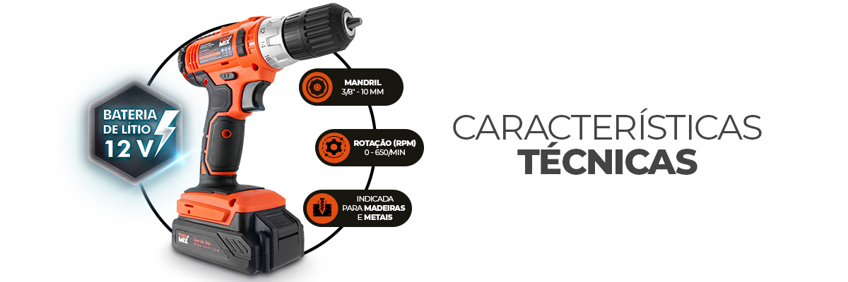 Características técnicas - PFT 012